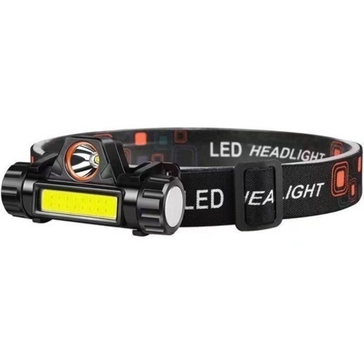 【2個セット】LED ヘッドライト ヘッドランプ 小型 作業灯 照明 懐中電灯 防水 充電 USB 作業 ミニ ランタン アウトドア キャンプ 釣り 防災