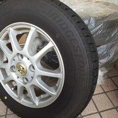 スタッドレス４本セット145/80R13走行1000km未満