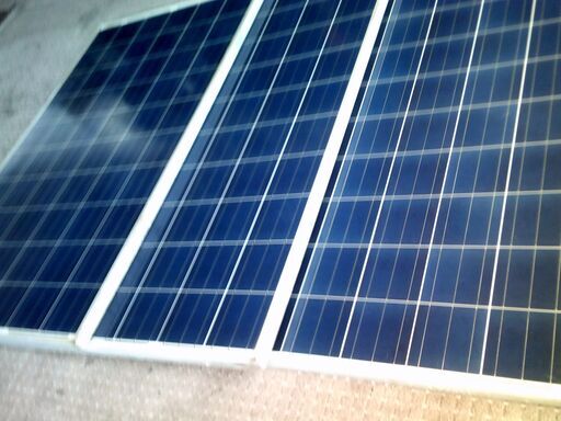 太陽電池モジュール　3枚