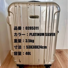 ACE  ProtecA  スーツケース（鍵２本付き）