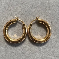 ジルサンダー　ピアス　ゴールド