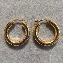 ジルサンダー　ピアス　ゴールド