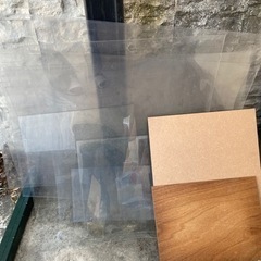 プラ板　ガラス板　木板　DIY