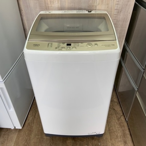 2022年製　アクア　全自動洗濯機　7.0kg AQW-S7MBK