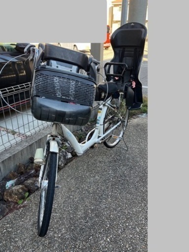自転車　前後子供乗せ付き　ママチャリ　愛知県　引き取り限定