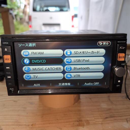 日産純正7インチメモリーナビ MC312D-W Bluetooth DVD - メルカリ 完動 