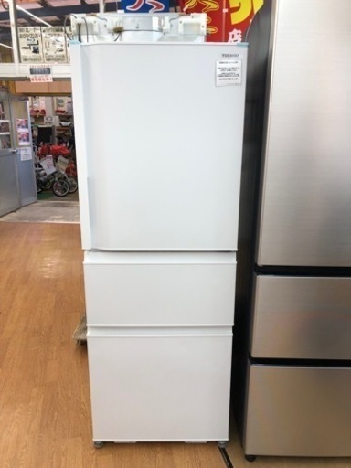 【店頭受け渡し】（181）東芝　3ドア冷凍冷蔵庫　GR-U33SC　2023年製　326L