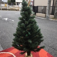 中古　ファイバークリスマスツリーセット　120