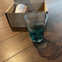 ハンドメイドグラス　新品　箱入り(2個×2)