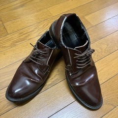 HARE日本製　革靴　メンズ　茶色　25.5㎝EEE