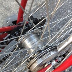 引取り限定　ブリヂストン BRIDGESTONE エブリッジ点灯虫モデル 26型 内装3段変速　前後バスケット付き