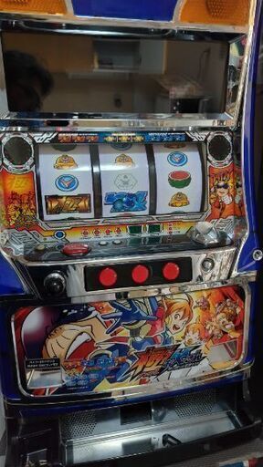 パチスロ実機　極お父さん(ドアキー、設定キー、不要機付き)