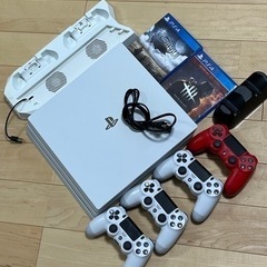 ps4 pro本体とソフト、周辺機器