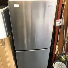 ☆中古￥12,800！148㍑2ドア冷蔵庫 家電 2019年製 JR-XP2NF148F型 幅51