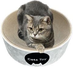 【Cats toy】 キャッツトイボウル 猫 爪研ぎ 爪とぎベッ...