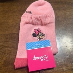 〈未使用〉ミニーちゃんの靴下/ピンク