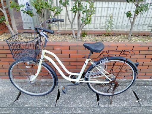 (chariyoshy出品)26インチ自転車、ギア付き、オートライト付き
