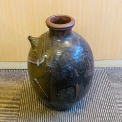酢甕(すがめ)　高さ48cm 花瓶 壺