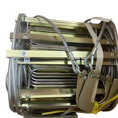 JY 未使用品 ORIRO 避難はしご ワイヤーロープ式 6号ワイヤー ナスカンフックタイプ オリロー 第27～3号