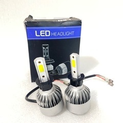 LED ヘッドライト H3 ホワイト 2面 発光タイプ