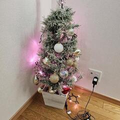 クリスマスツリー 装飾 電飾付き
