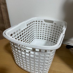 【取引済】洗濯カゴ・白（1個or2個）
