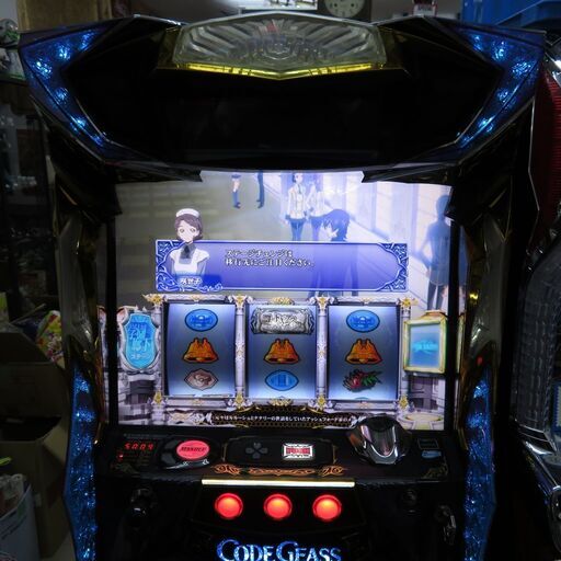 パチスロ コードギアスR2 実機 コイン不要機付き 送料無料 はぶけ パチスロ コードギアスR2 実機 コイン不要機付き 送料無料 はぶけ