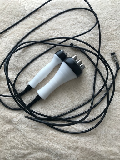 正規ハイパーナイフ業務用フェイシャル＆痩身4本プローブ付き (白玉 