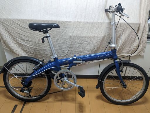 DAHON Route 美品 折り畳み自転車　ブルー