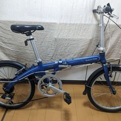 DAHON Route 折り畳み自転車　ブルー