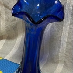 ブルー花瓶