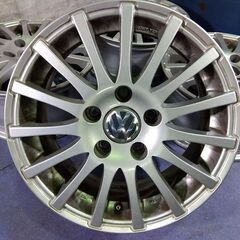 VW専用 ゴルフ ワーゲン ATS アウディ【富山】PCD112 中古 4本 15インチ +45 ET45 車検対応アルミホイール（センターキャップなし） VW専用 ゴルフ ワーゲン ATS アウディ【富山】PCD112 中古 4本 15