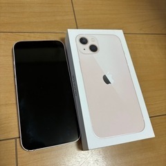 [美品]iPhone13 ピンク　128GB SIMフリー