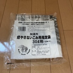 加須市　燃やさないごみ　30L10枚入