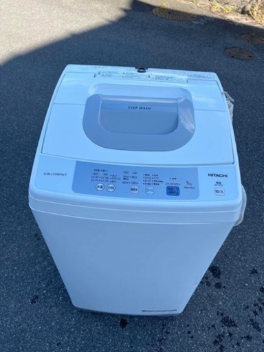 ‍♀️☘️大阪市から阪南市まで配達設置無料‍♀️日立洗濯機5kg保証有り