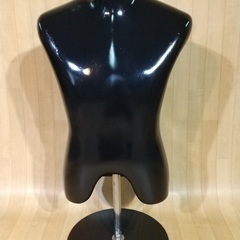 メンズボディ・胸像・黒ボディ・スタンドボディ・０２