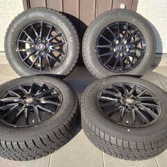 スタッドレスタイヤ dosホイール 195/65r15 19年 山あり 15インチ