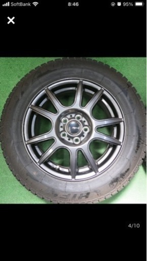 22年スタッドレス ホイール付き4本195/65R15 ハイフライ Win-turi 212 