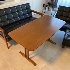 カリモク60 カフェテーブル1200
