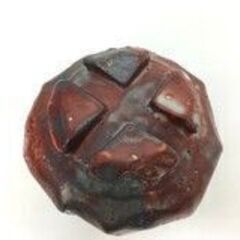 【🔥骨董品🔥】 加藤土代久 鼠志野 割高台茶碗 美濃焼 共布 共箱 茶碗 