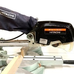 SOLD OUT！電動工具◆HITACHI 日立工機◆216mm 卓上スライド丸のこ C8FB2 中古動作品 新品チップソー付き