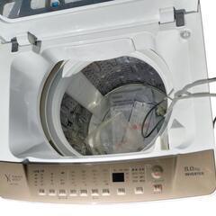 決定【ジ1202-1】ヤマダセレクト 洗濯機 8kg YWM-TV80G1 2021年製