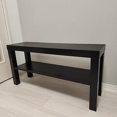 IKEA テレビ台, ブラック, 90x26x45 cm