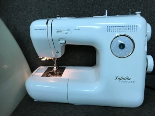 (売れました)フット付き　★JANOME家庭用ミシンLafailia5550DXⅡ 整備品