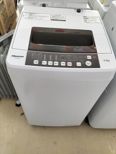 ハイセンス　5.5K洗濯機　HW-T55C　2020年製　IK-390