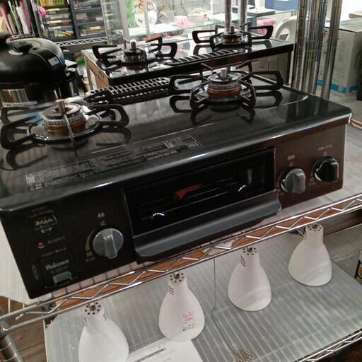 ★【パロマ】ガステーブル 2021年製 LPガス [IC-S37-R] 【3ヶ月保証付き】自社配送時代引き可※現金、クレジット、スマホ決済対応※