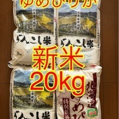 【新米】令和5年産　北海道米ゆめぴりか白米5kg × 4袋 = ...