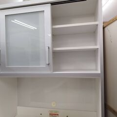 高橋木工所 キッチンボード 90cm オープン 食器棚 作業台付 ソフト 