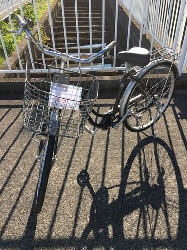 ★ジモティ割あり★  軽快車　 26インチ ブラック クリーニング済み SJ4332