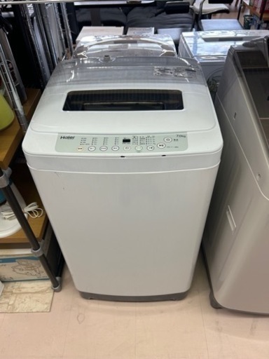美原店　■Haier ハイアール◇全自動洗濯機 7.0kg 風乾燥 2015年製【JW-K70K】